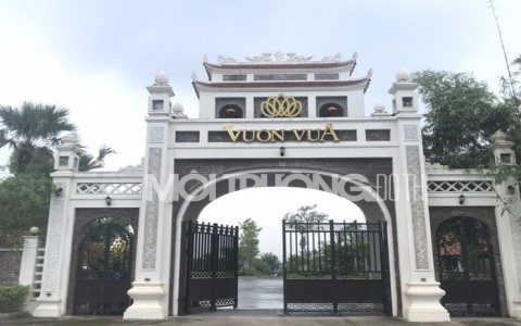 Dự án Vườn Vua - Phú Thọ: Chưa được cấp phép xả thải ra môi trường
