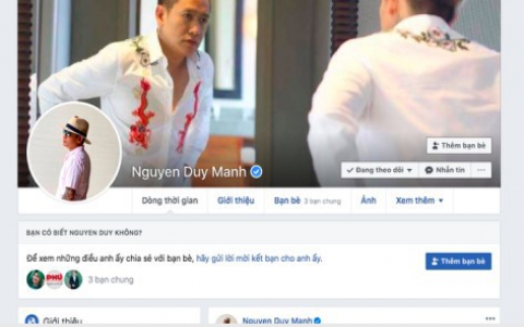 Duy Mạnh ngông cuồng, sai lạc trên facebook