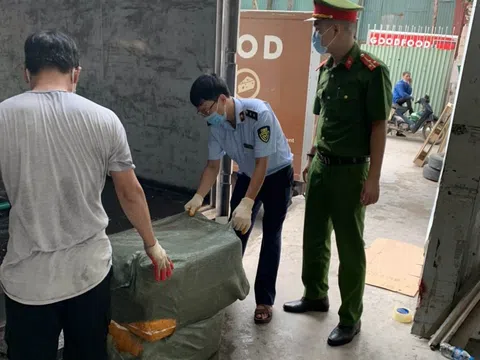 Thu giữ 7 tấn nầm lợn không rõ nguồn gốc xuất xứ trị giá hơn 2 tỷ đồng