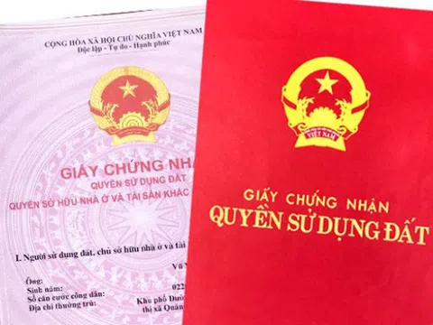 Không bắt buộc chỉnh lý sổ đỏ khi sáp nhập tỉnh, thành